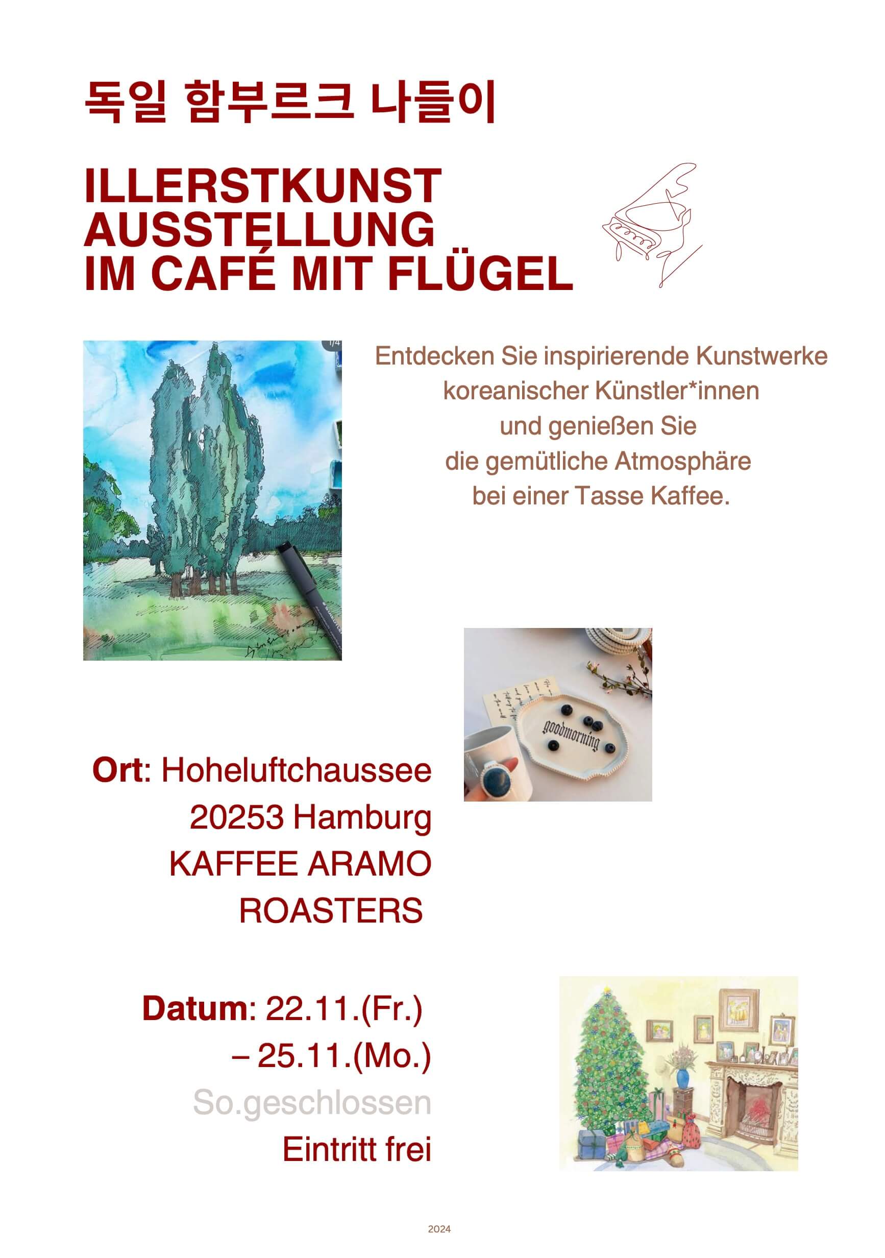 ILLERSTKUNSTAUSSTELLUNG IM CAFÉ MIT FLÜGEL